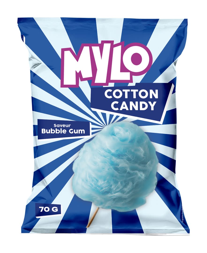 MYLO Bubble-Gum Zuckerwatte – 70g 🍬