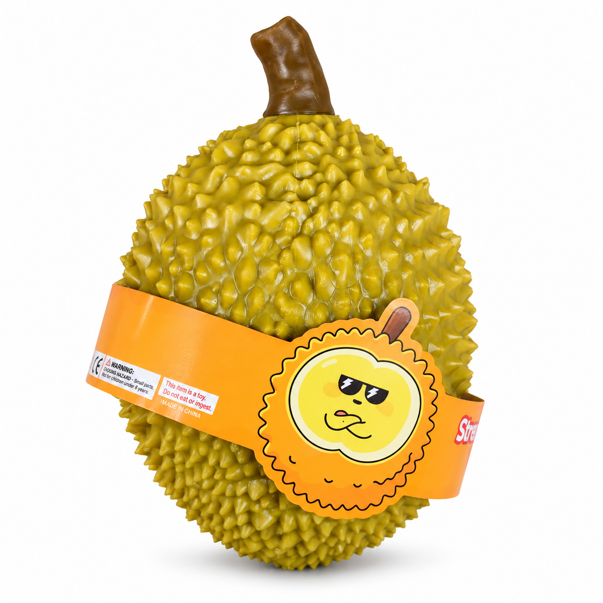 Durian Squishy XXXL – Exotischer Knetspass 🌿