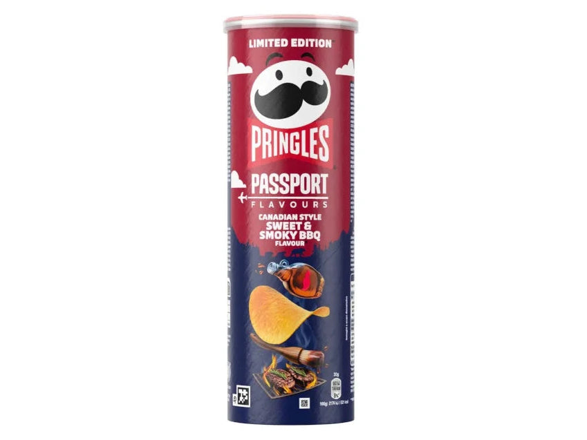 Pringles Canadian Style Sweet & Smoky BBQ – 165g 🍁🔥