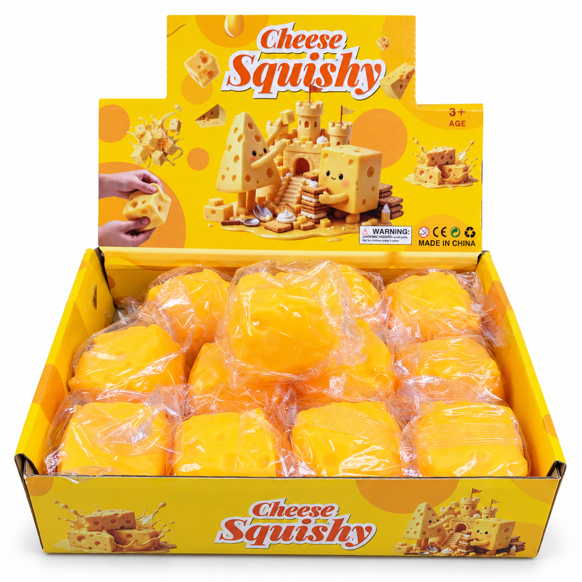Cheese Squishy – Knetspass im Käse-Look 🧀