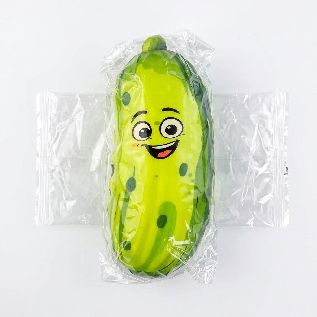 Cucumber / Pickle Character Squishy 🥒