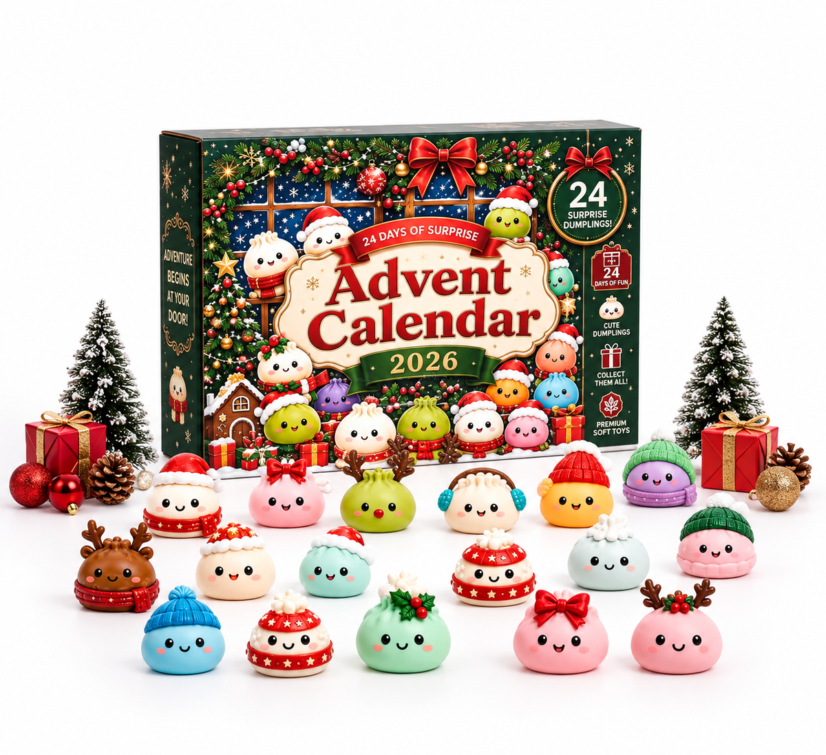 Squishy Weihnachten Adventskalender 2026 🫨🎄 VORBESTELLUNG lieferung ab 08.10.2026