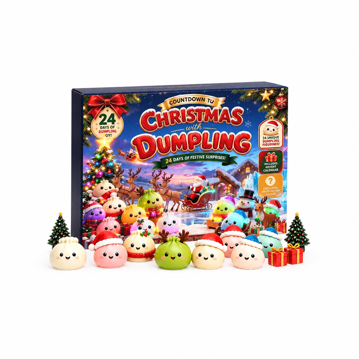 Squishy Weihnachten Adventskalender 2026 🫨🎄 VORBESTELLUNG lieferung ab 08.10.2026