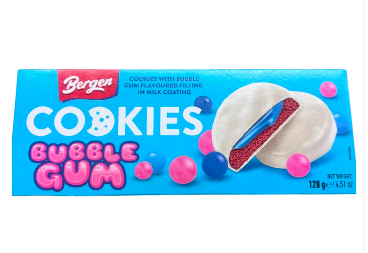Bergen Bubble Gum Cookies 128g