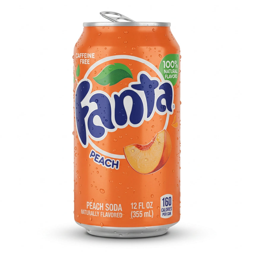 Fanta Peach (355ml) – USA 🍑🥤