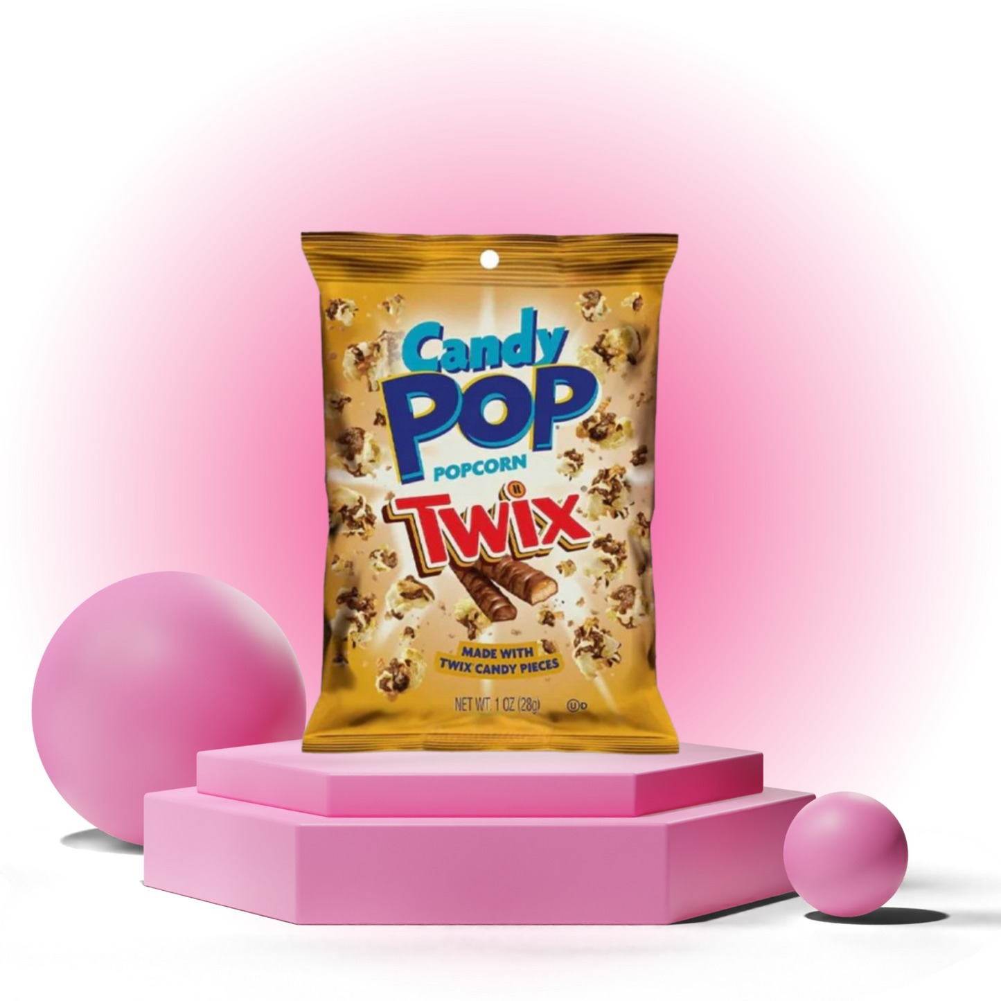 Candy Pop Popcorn Twix (28g) – USA 🍫🍪🍿