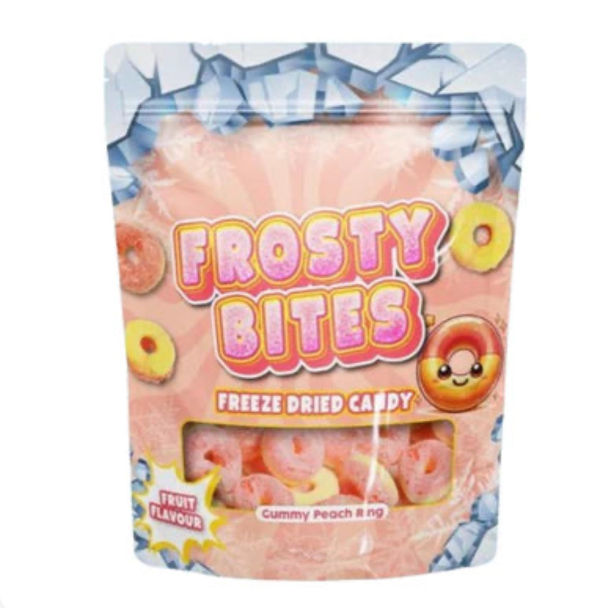 Frosty Bites Peach Rings 50g
