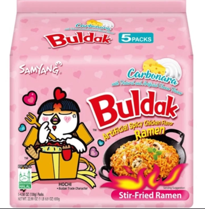 Buldak Carbonara 5er Pack 130g mhd. 20.01.2026