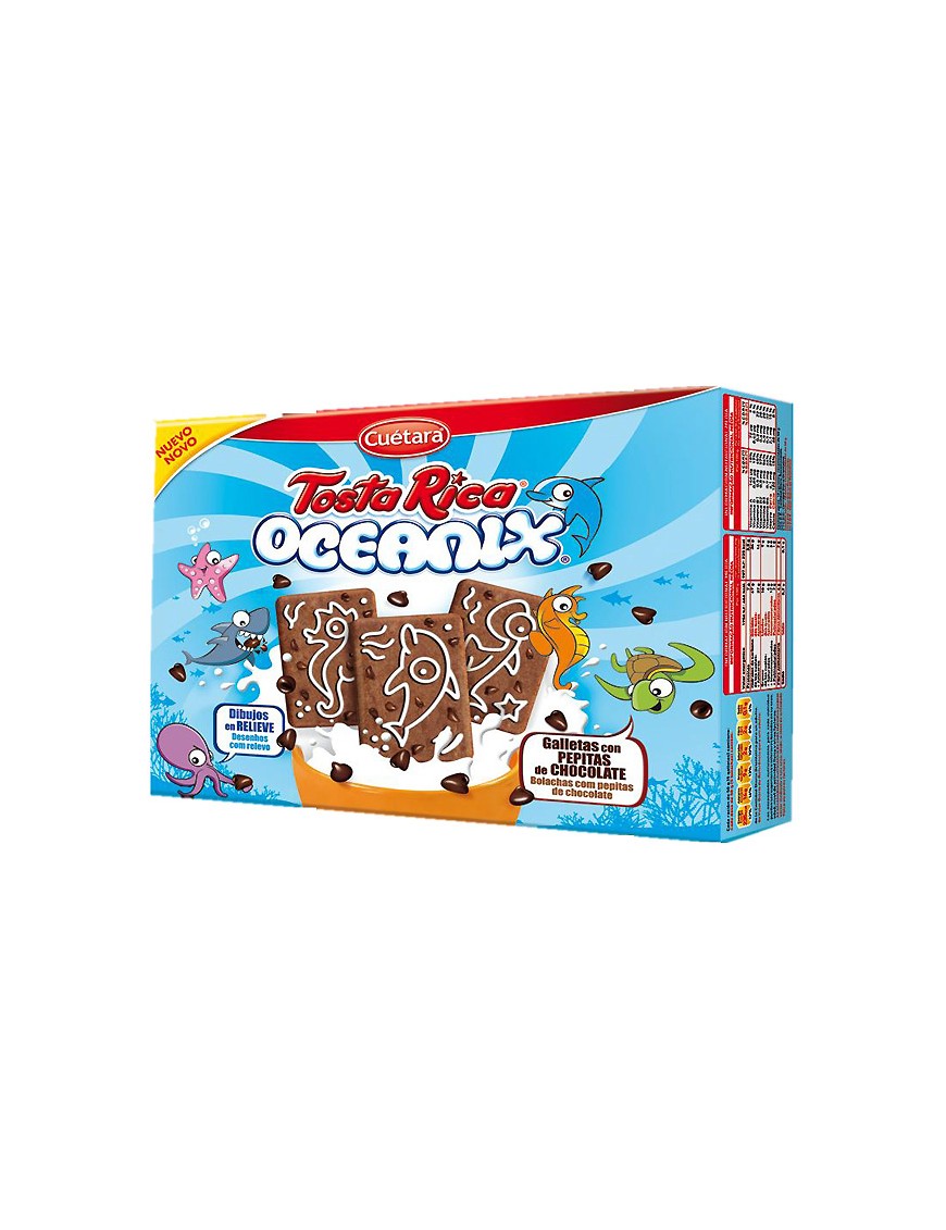 Bolachas de Chocolate Tosta Rica Oceanix Cuétara