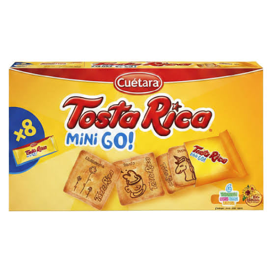 Tosta Rica Mini Go – 240g 🍪✨