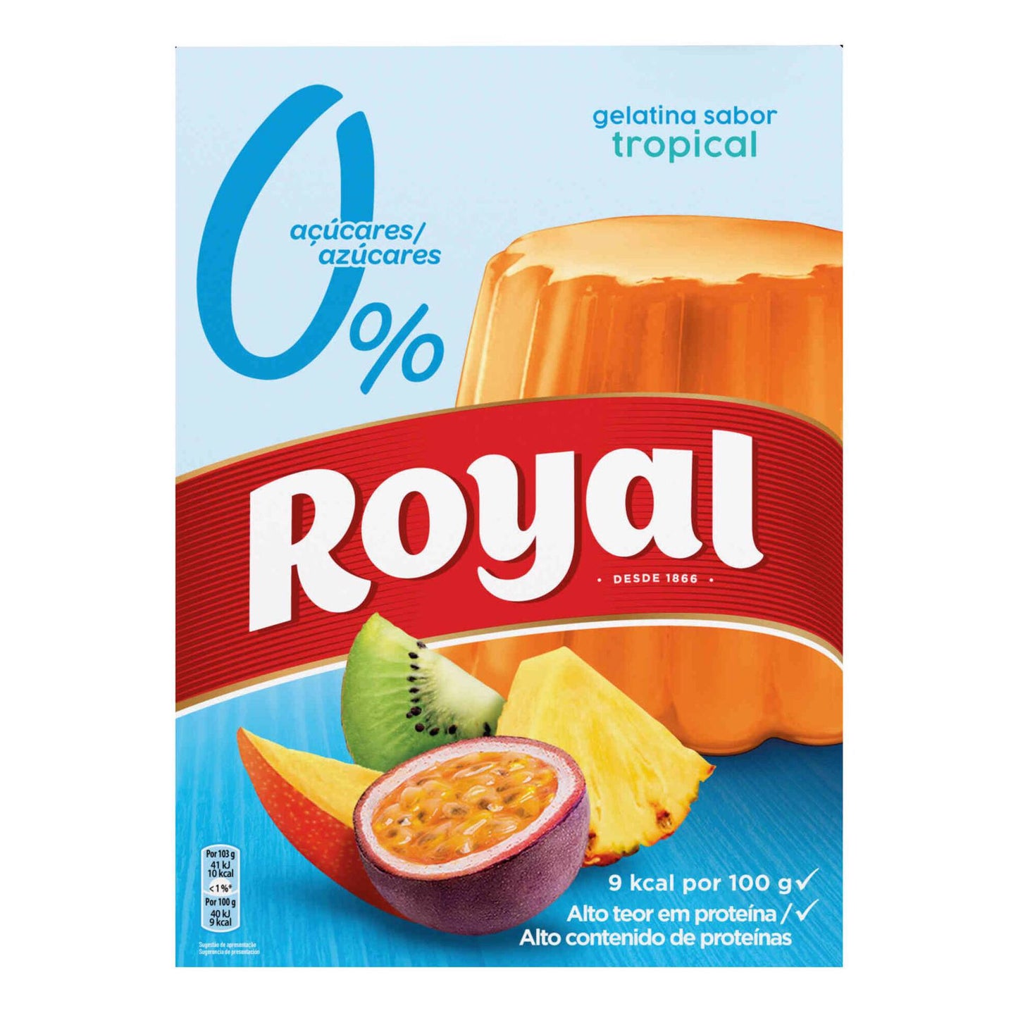 Gelatina Royal Light Tropische Früchte – 31g 🍍🥭✨