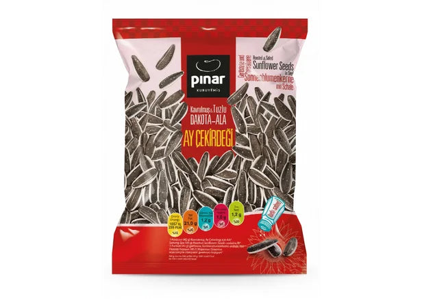 Pinar Sonnenblumenkerne mit Schale – Geröstet und Gesalzen 160 g
