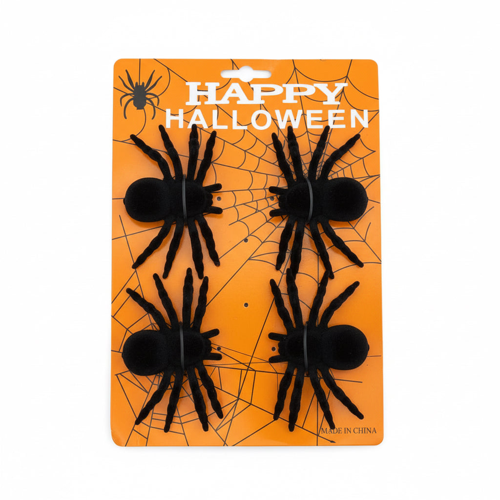Halloween mini Spinne 4 stück