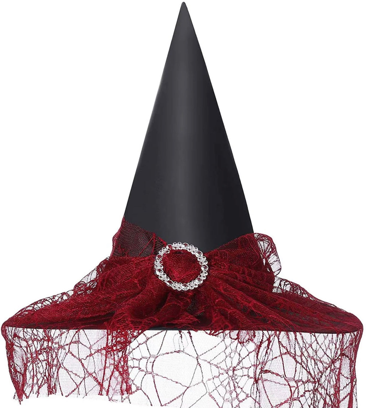 Halloween Hexenhut Rot