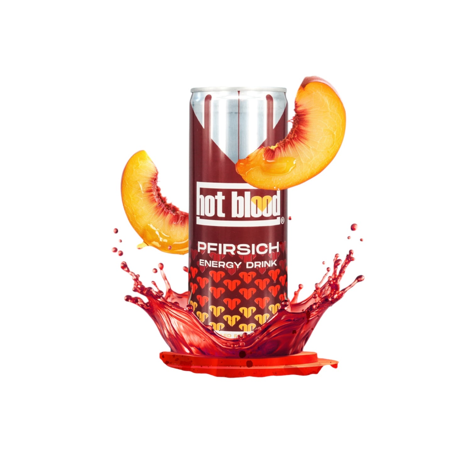 Hot Blood Energy Peach 250ml