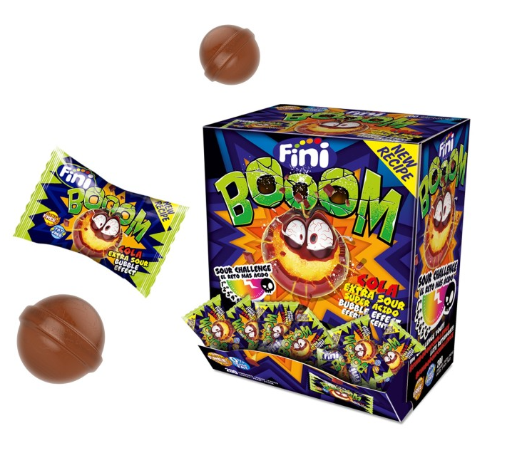Fini BOOOM Super Sauer Cola Bonbons 🥤