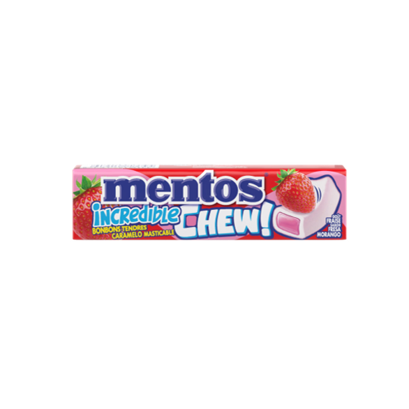 Mentos Incredible Chew STRAWBERRY – 45g 🍓🍬