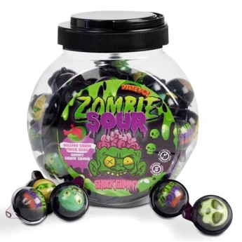 Gominola con Relleno Zombie Sour – Saure Fruchtgummis mit flüssiger Füllung