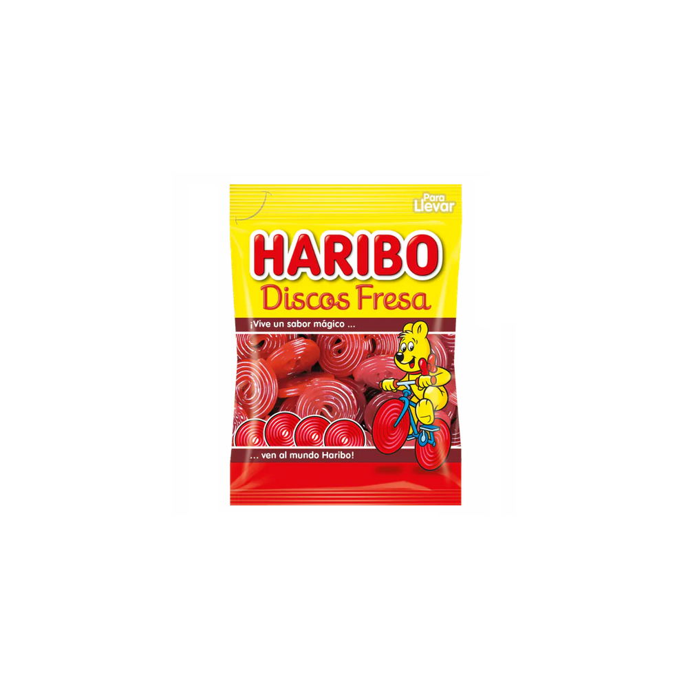 Haribo Erdbeer-Discos – 80 g 🍓🍬