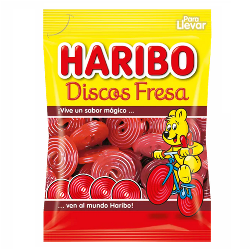 Haribo Erdbeer-Discos – 80 g 🍓🍬