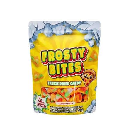 Frosty Bites Freezed Dried Candy - Gummy Pizza 50g