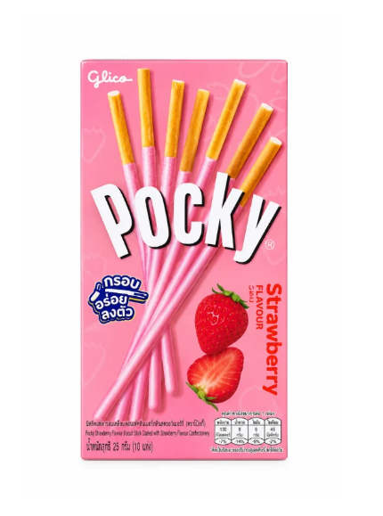 Pocky Erdbeere – Knusprige Kekssticks mit Erdbeercreme – 43 g 🍓🍫