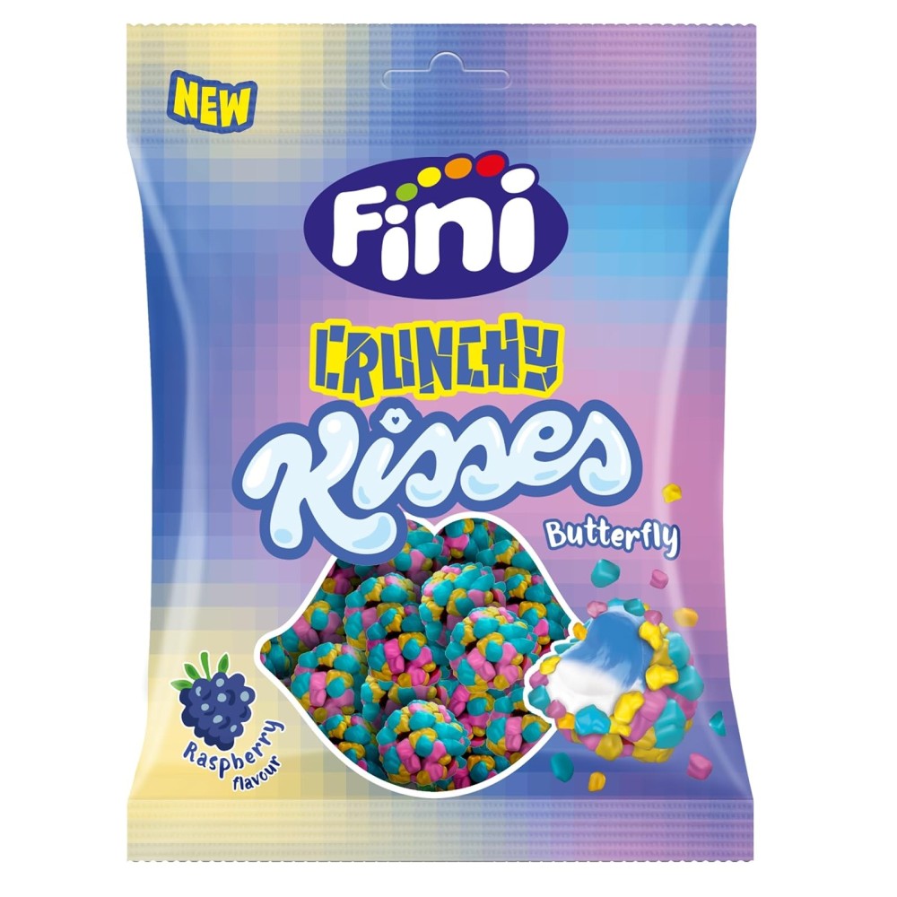 Fini BUTTERFLY Crunchy Kisses – 75g 🦋🍓