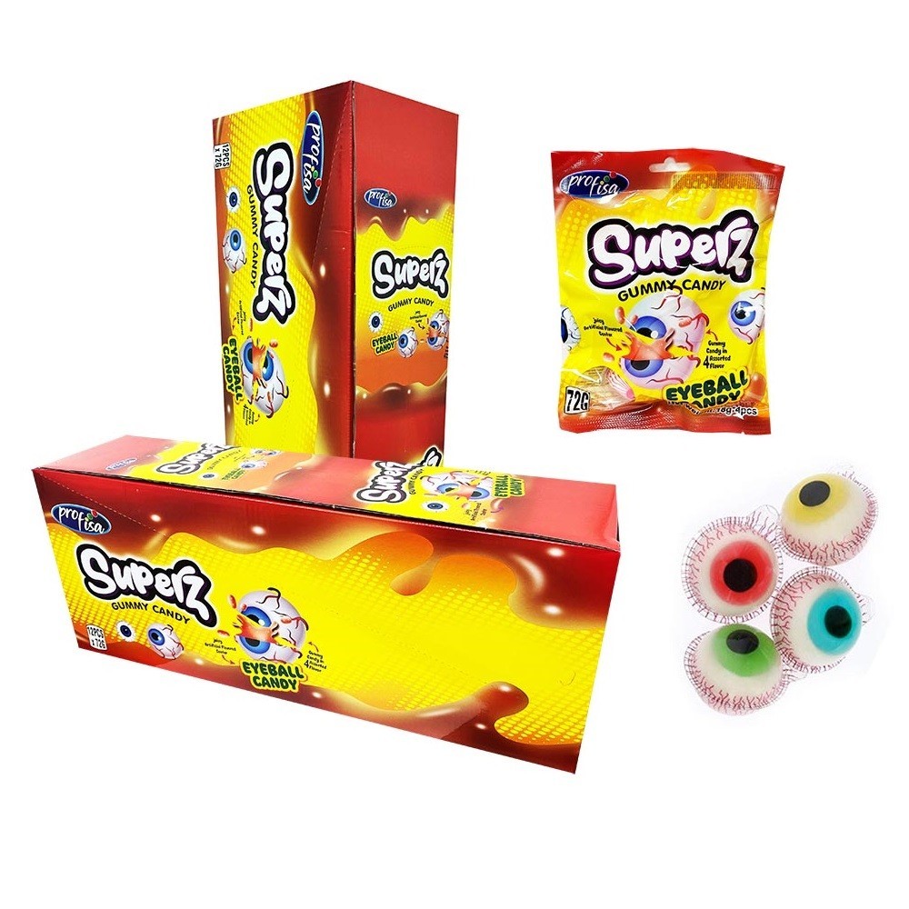 SuperZ Eyeball Candy – Gefüllte Fruchtgummis 72g 👁️🍬