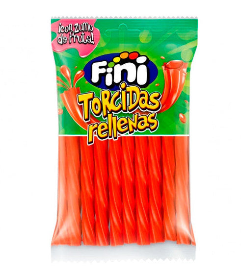 Fini Torcidas Rellenas Pectina Fresa 90 g – Gefüllte Erdbeer-Fruchtgummis