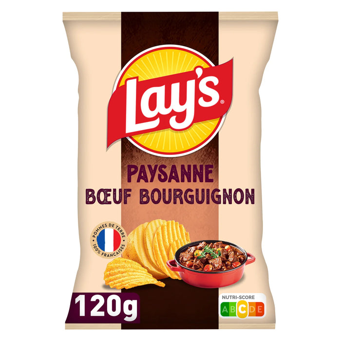Lay’s Bauernchips Rindfleisch-Burgunder-Art – 120g 🥔