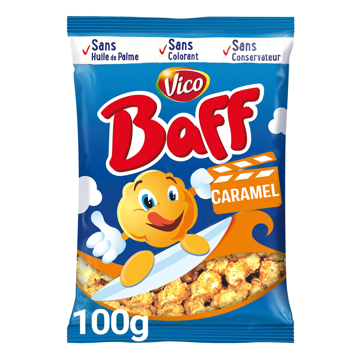 BAFF Original Karamell-Popcorn – 100g 🍿