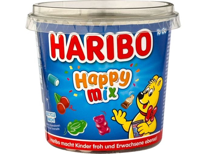 HARIBO Happy Mix To Go – Fruchtgummi-Mischung 🍬🌈