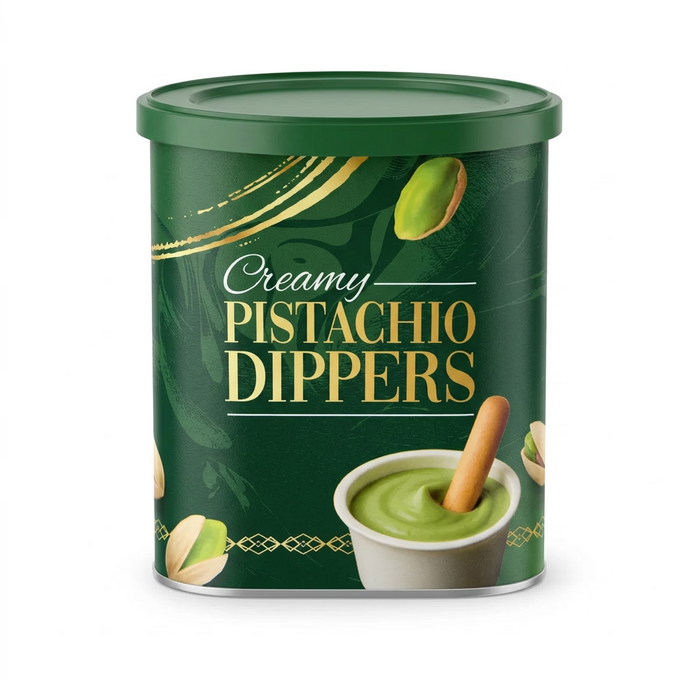 Knuspersticks mit Pistazien-Dip – 50 g 💚🥨