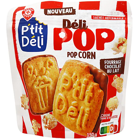 Popcorn-gefüllte Kekse – 150g 🍪🍿