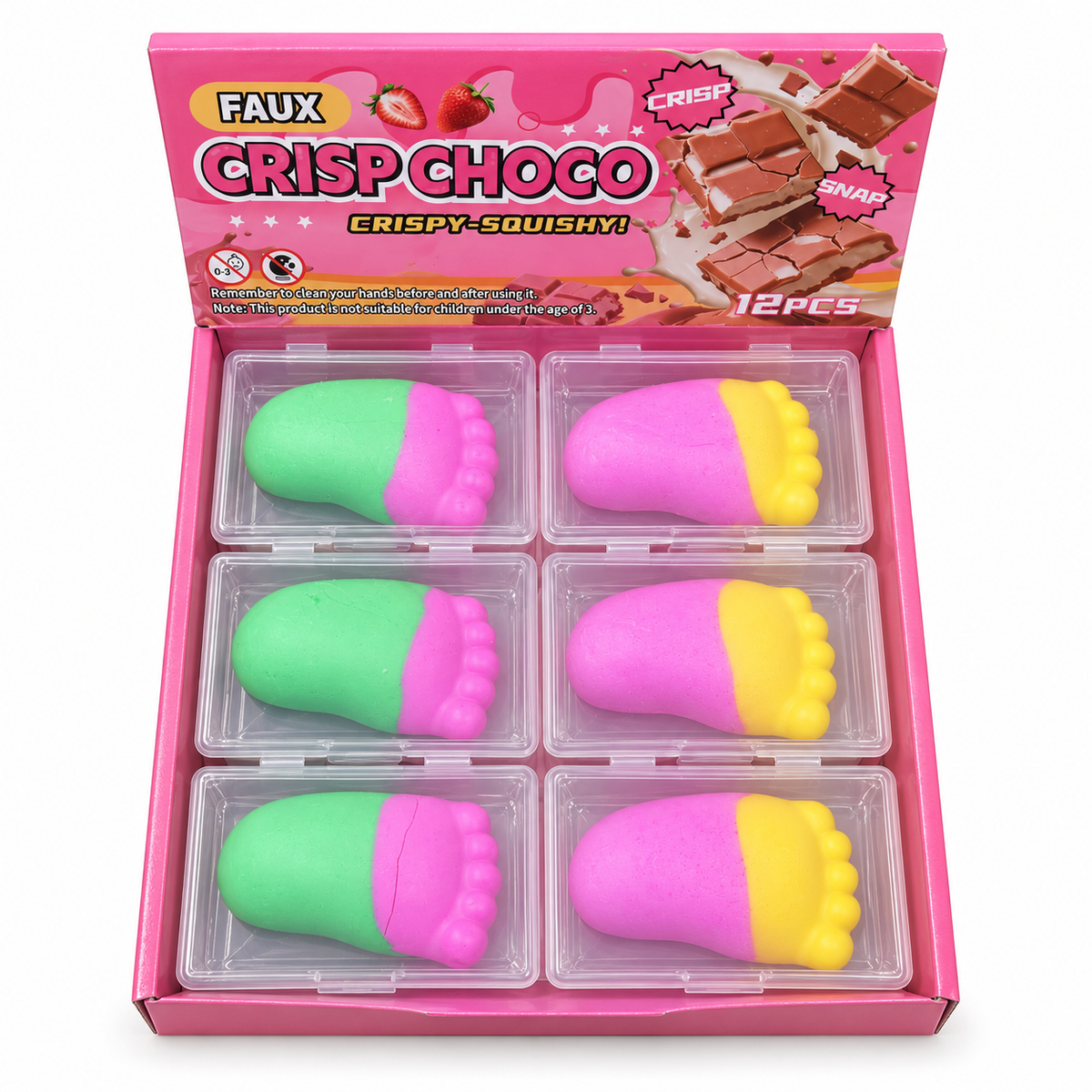 Crispy Foot Squishy – Bunter Knisterspass 🦶💖