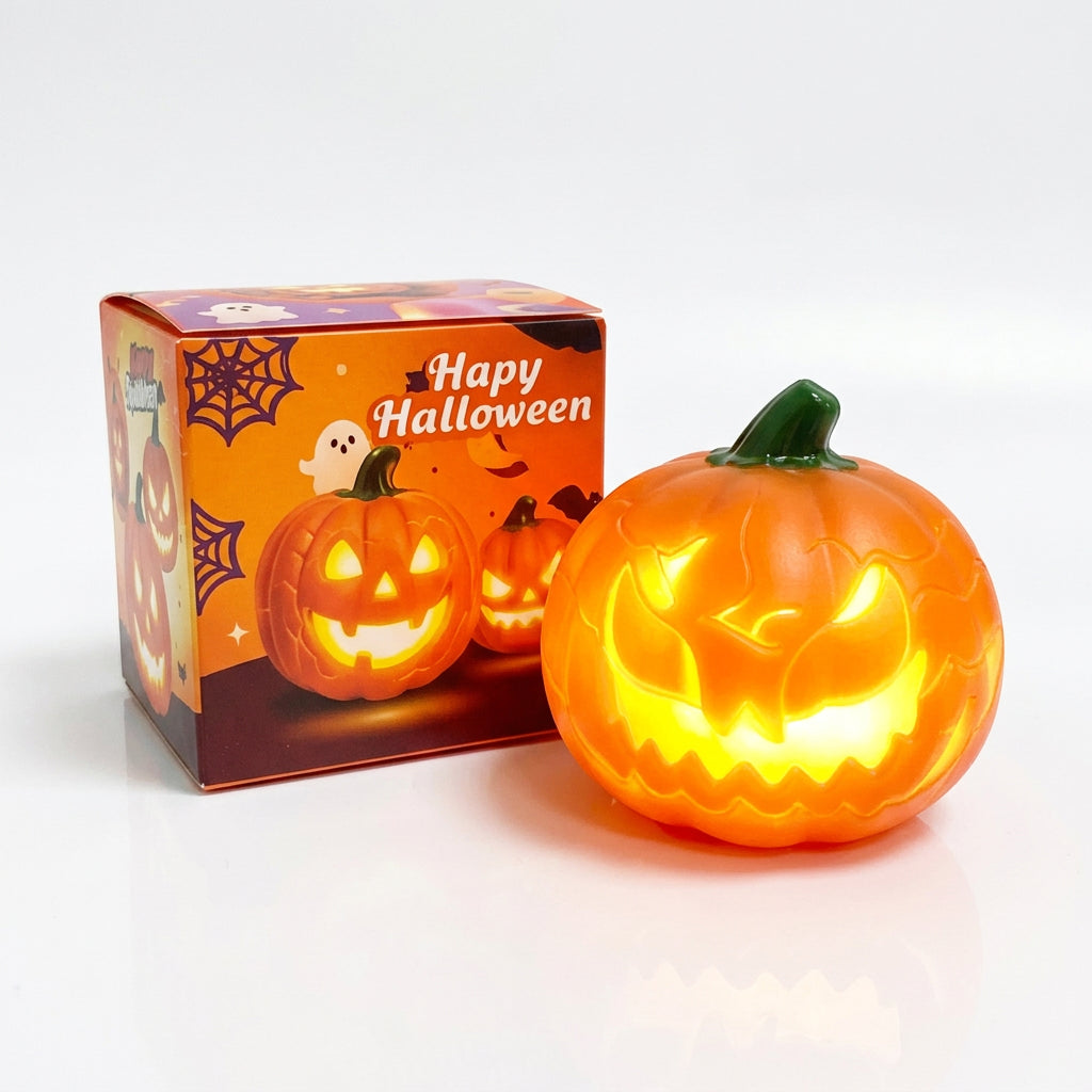 Dumpling Light-Up Halloween Pumpkin