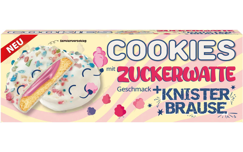 Cookies Zuckerwatte mit Knisterbrause – 128 g 🍭🍪