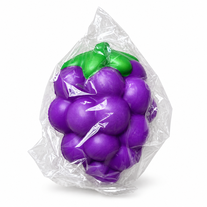 Trauben Squishy – Fruchtiger Knetspass in Lila 🍇