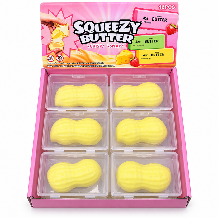 Crispy Peanut Squishy – Knisterspass in Erdnussform 🥜💛