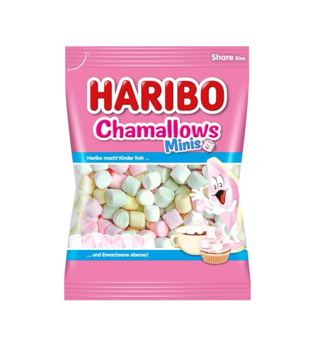HARIBO Chamallows Minis – Bunte Mini-Marshmallows 150g