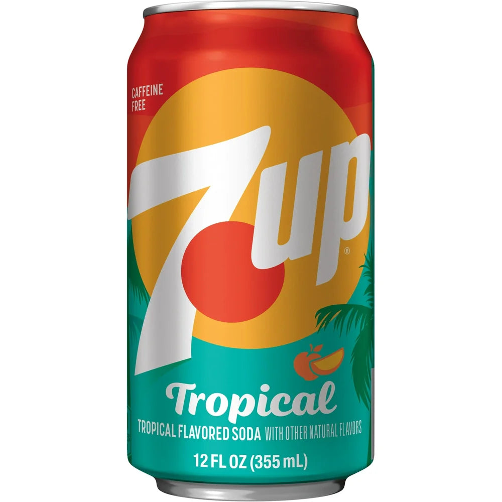 7-UP Tropical Flavored Soda 355ml (USA) 🌴