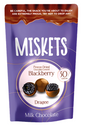 Miskets Milk Chocolate Coated Freeze Dried Blackberry 80g