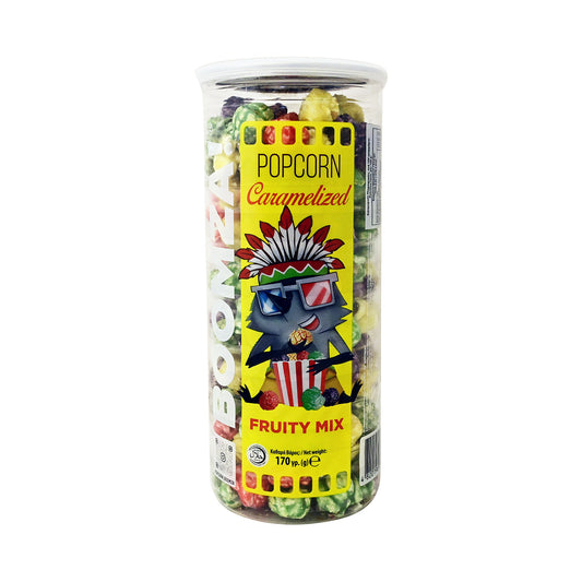 Boomza Fruity Mix Caramelized Popcorn 170g (HALAL) 🍓🍍