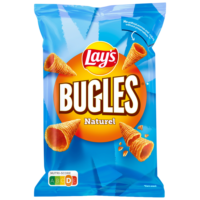 Lay’s Bugles Naturel – Knusprige Mais-Snacks, 27,5 g 🌽