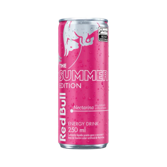 Red Bull Zero Sugar The Summer Edition MHD 29.06.26 – Nectarina Flavor (250ml) – Brasilien 🍑⚡