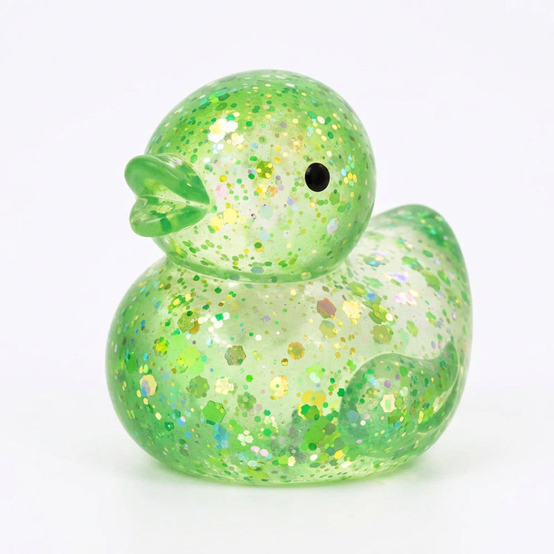 Glitter Duck Squishy / Glitzer-Ente GRÜN