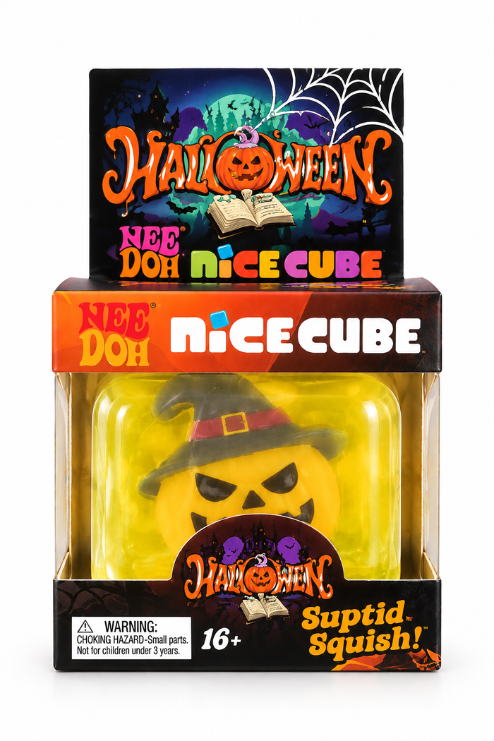 HALLOWEEN CUBE Gelb Squishy