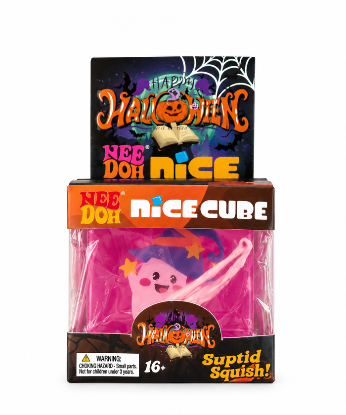 HALLOWEEN CUBE Pink Squishy