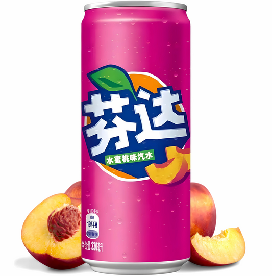 Fanta White Peach Flavor (330ml) – China 🍑🥤