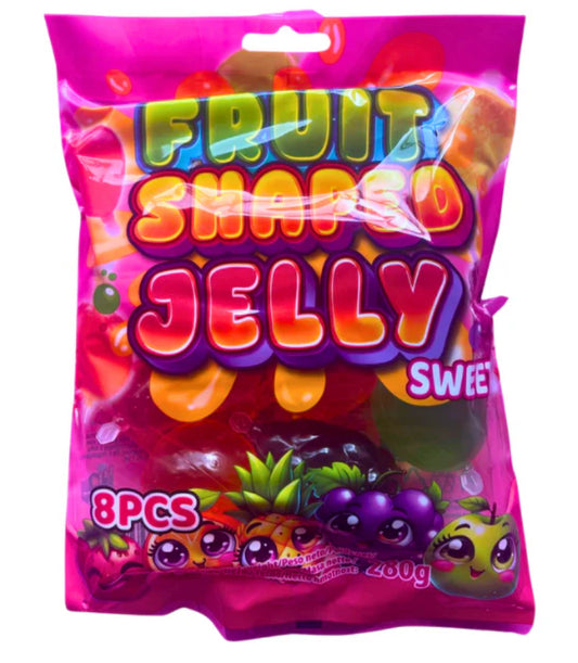 Fruit Shaped Jelly Sweets 8pcs 280g